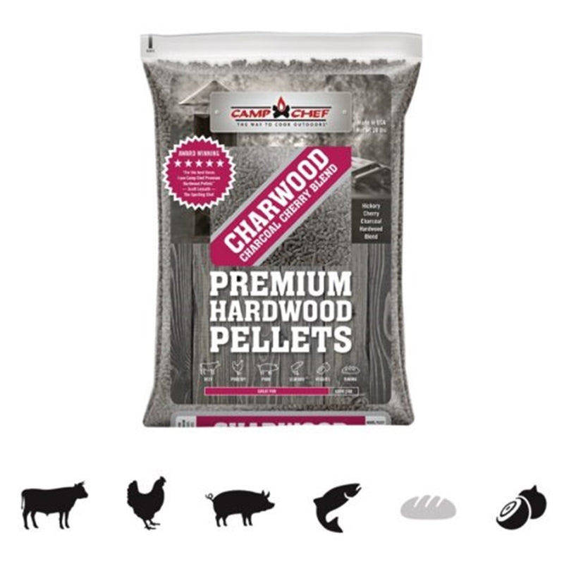 Load image into Gallery viewer, CAMP CHEF CHARWOOD CHARCOAL CHERRY PELLET BLEND 9KG