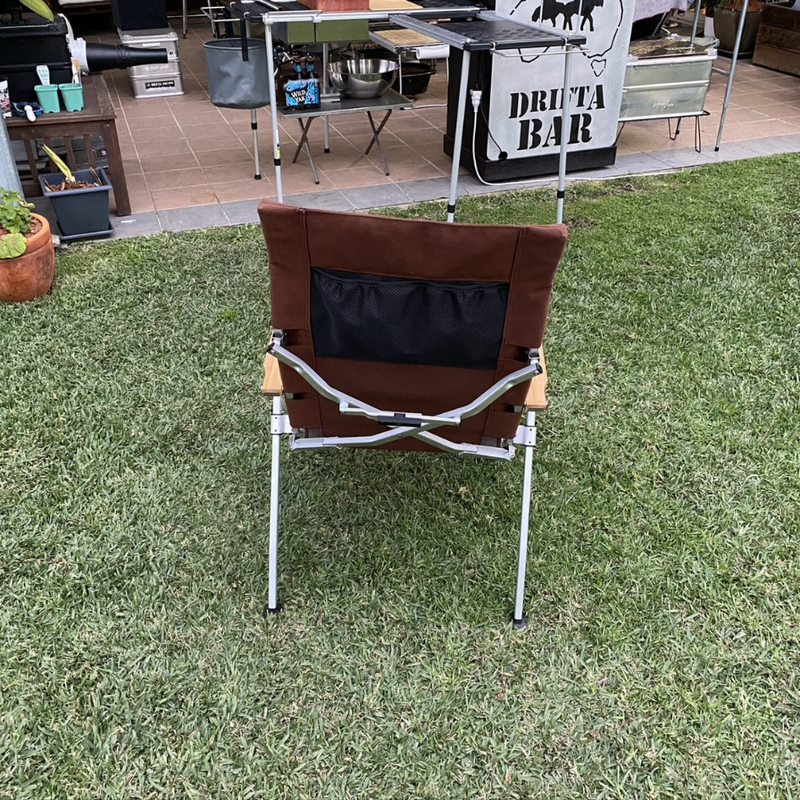 Load image into Gallery viewer, DRIFTA STOCKTON DELUXE RECLINING CAMP CHAIR BROWN