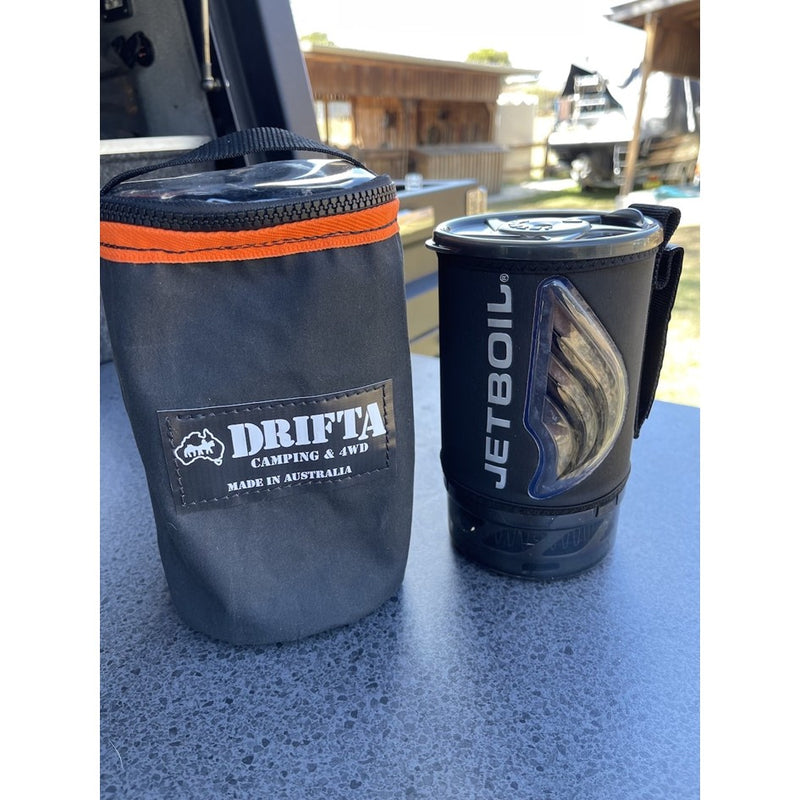Load image into Gallery viewer, DRIFTA STOCKTON JETBOIL FLASH CANVAS & CLEAR TOP BAG