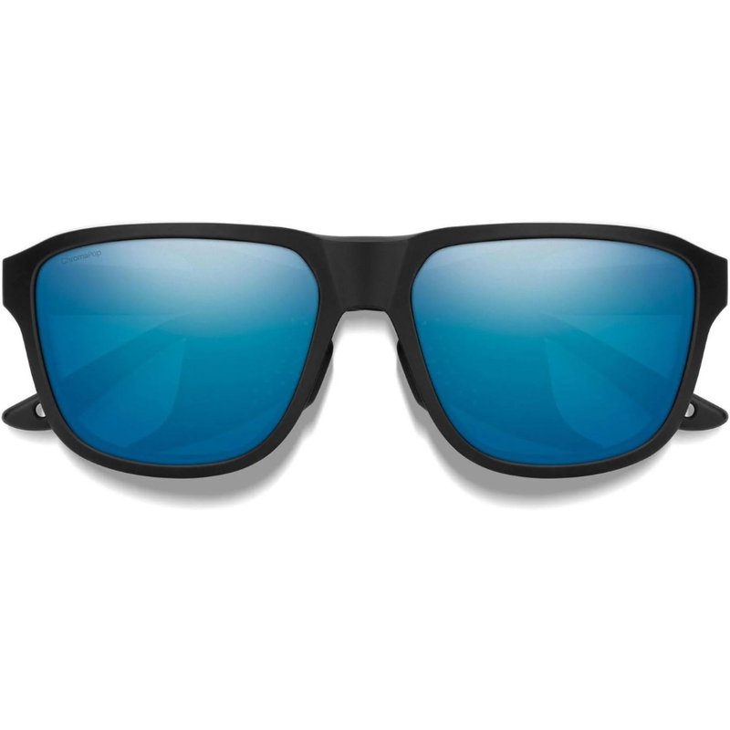 Load image into Gallery viewer, SMITHS OPTICS EMBARK MATTE BLACK CHROMAPOP GLASS POLARIZED BLUE MIRROR