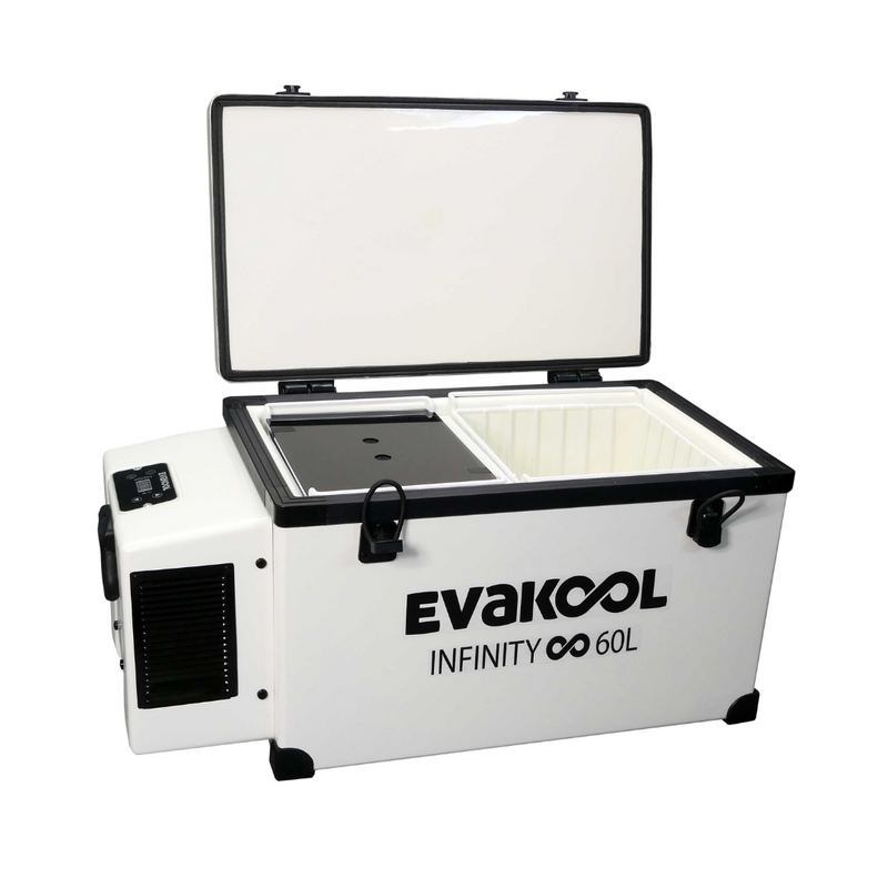 Load image into Gallery viewer, EVAKOOL INFINITY RF FIBREGLASS FRIDGE/FREEZER 60L