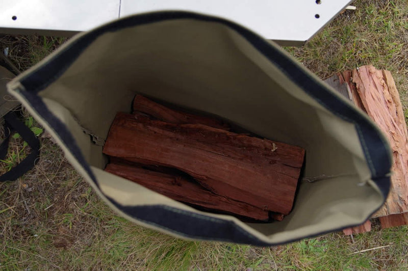 Load image into Gallery viewer, DRIFTA FIREWOOD BAG BLACK MEDIUM