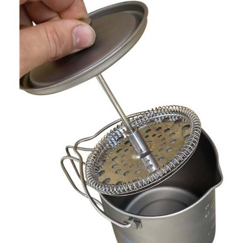 Load image into Gallery viewer, DRIFTA STOCKTON TITANIUM COFFEE PLUNGER 750ML