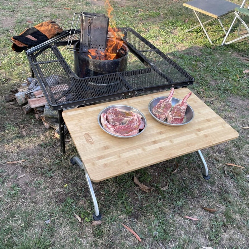 Load image into Gallery viewer, DRIFTA STOCKTON FOLDING TABLE BAMBOO TOP LARGE