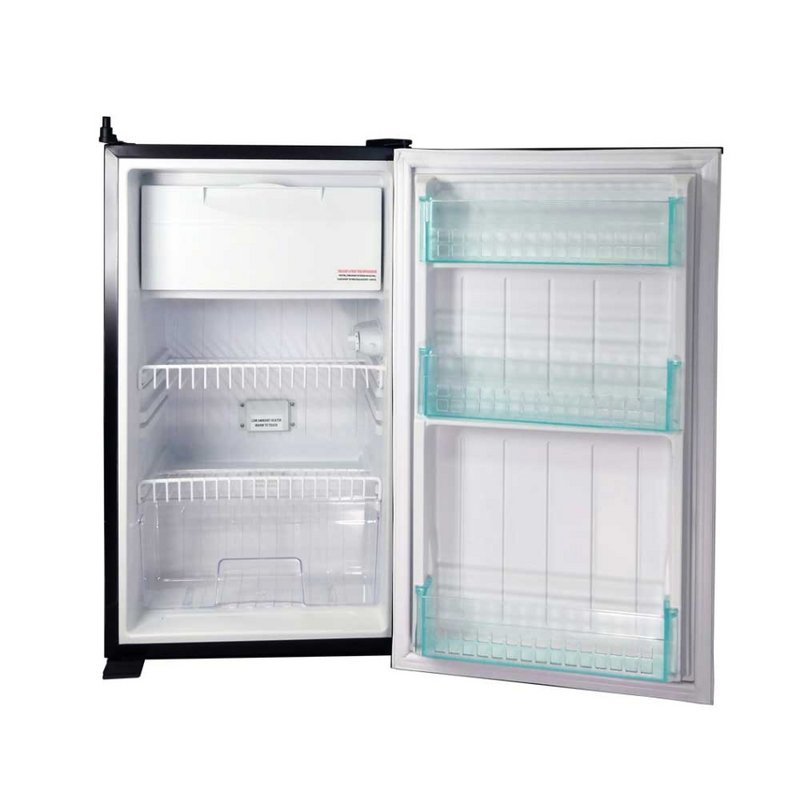 Load image into Gallery viewer, EVAKOOL PLATINUM 110L UPRIGHT FRIDGE/FREEZER BLACK