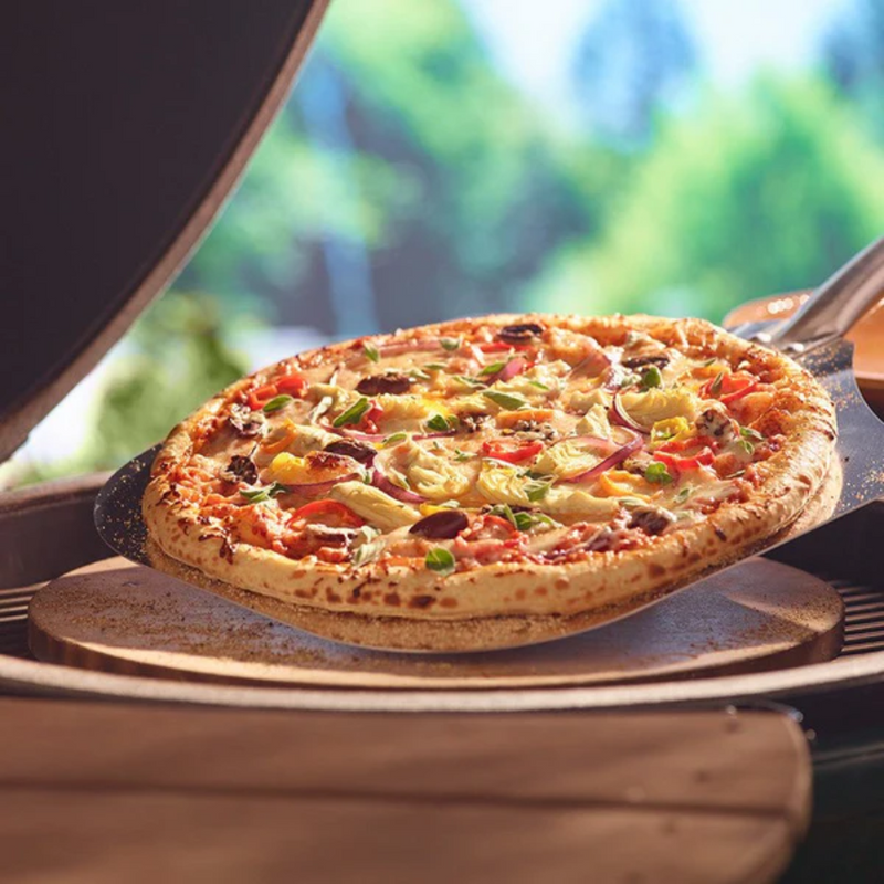 Load image into Gallery viewer, BIG GREEN EGG PIZZA PEEL ALUMINIUM SOFT GRIP HANDLE
