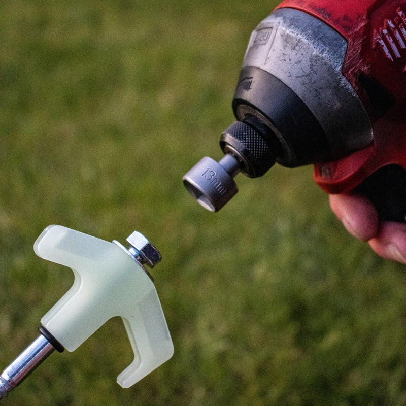 Load image into Gallery viewer, SUPEX HARD GROUND SCREW IN PEG DRILL ADAPTER