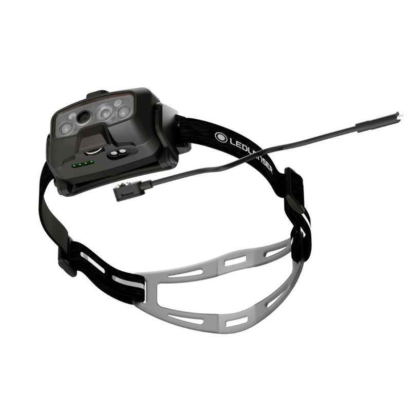 Load image into Gallery viewer, LED LENSER HF8R SIGNATURE HEAD TORCH BLACK