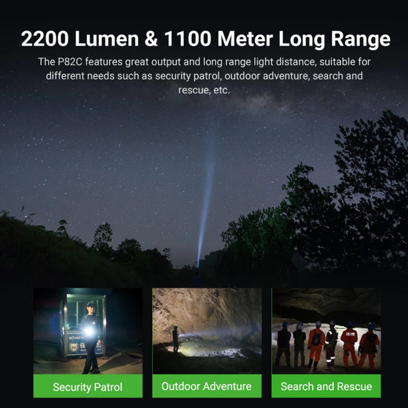 Load image into Gallery viewer, NEXTORCH P82C 2200 LUMEN LED TORCH