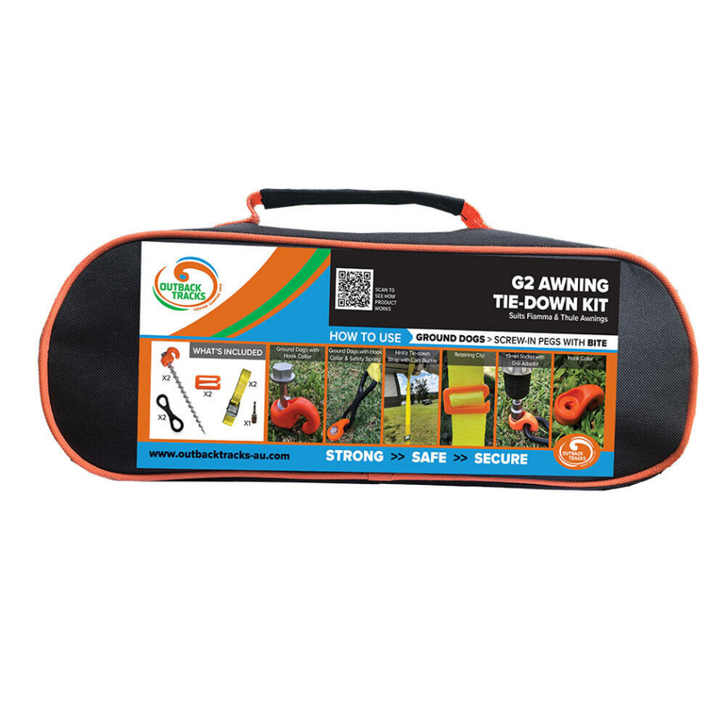 Load image into Gallery viewer, GROUND DOGS AWNING TIE DOWN KIT TO SUITE FIAMMA & THULE
