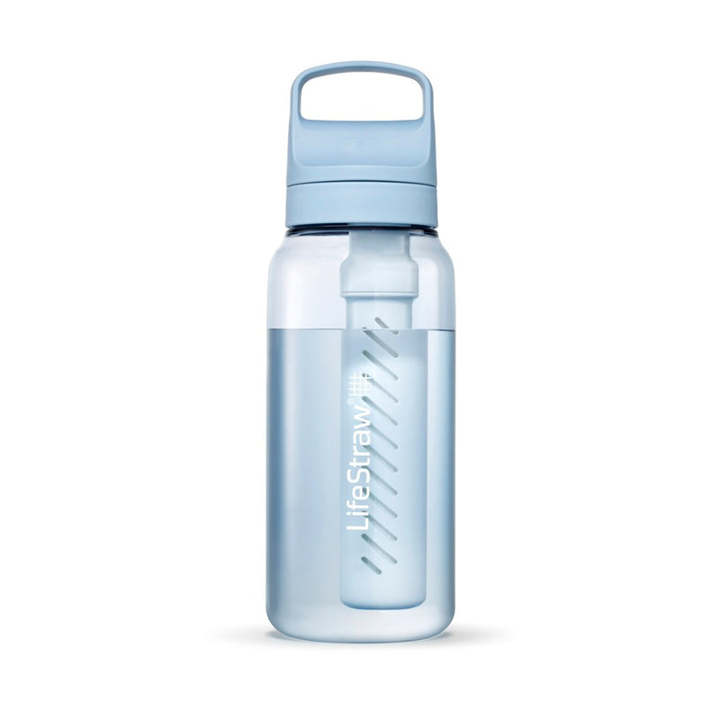 Load image into Gallery viewer, LIFESTRAW GO 2.0 WATER FILTER BOTTLE 1L ICELANDIC BLUE
