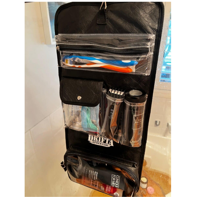 Load image into Gallery viewer, DRIFTA STOCKTON TOILETRY BAG BLACK