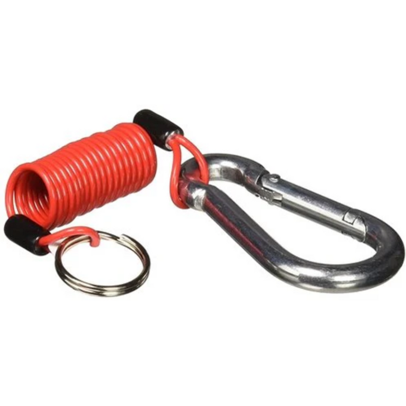 Load image into Gallery viewer, ZIP BREAKAWAY 4' COILED CABLE & PIN UNI CABLE & SNAP RING