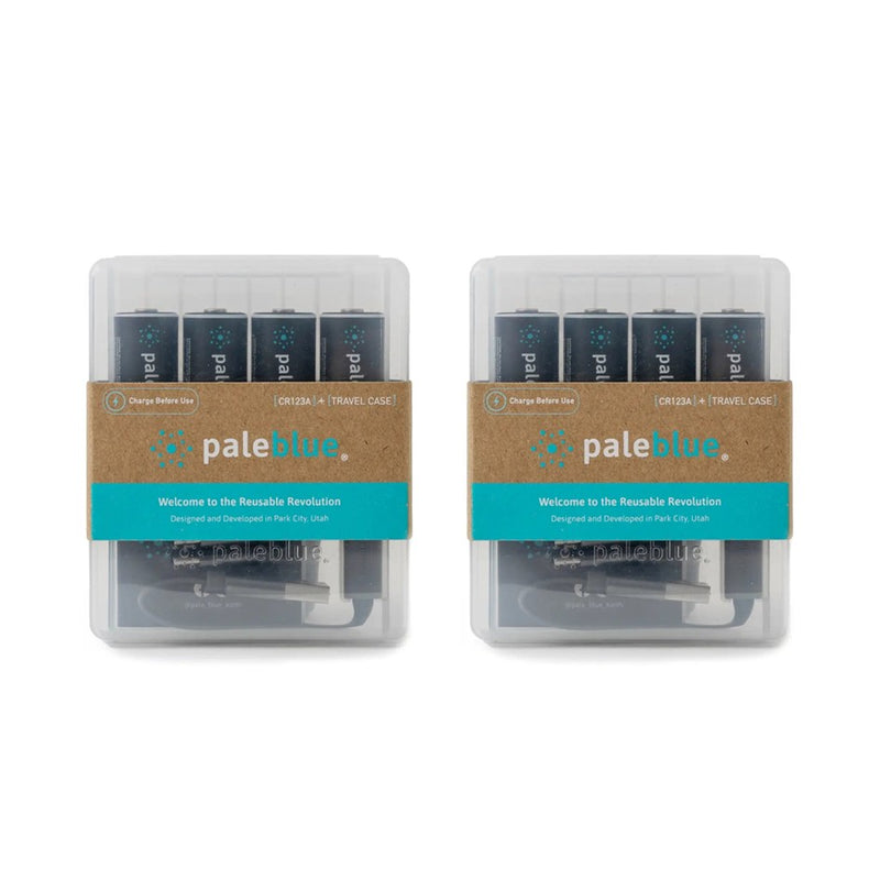 Load image into Gallery viewer, PALEBLUE LITHIUM ION RECHARGEABLE CR123A BATTERIES