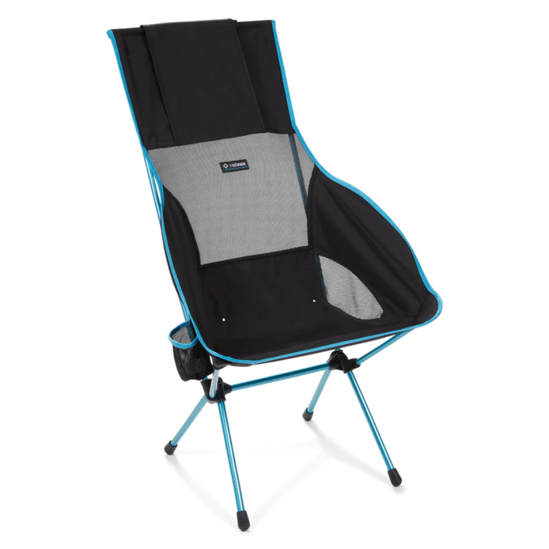 Load image into Gallery viewer, HELINOX SAVANNA CHAIR BLACK WITH BLUE FRAME