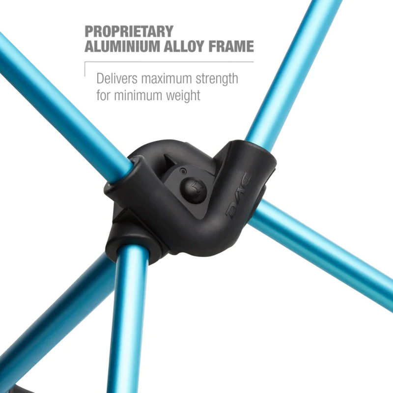 Load image into Gallery viewer, HELINOX SUNSET CHAIR BLACK WITH CYAN BLUE FRAME