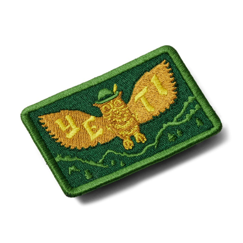 Load image into Gallery viewer, YETI COLLECTORS PATCH FORREST OWL GREEN