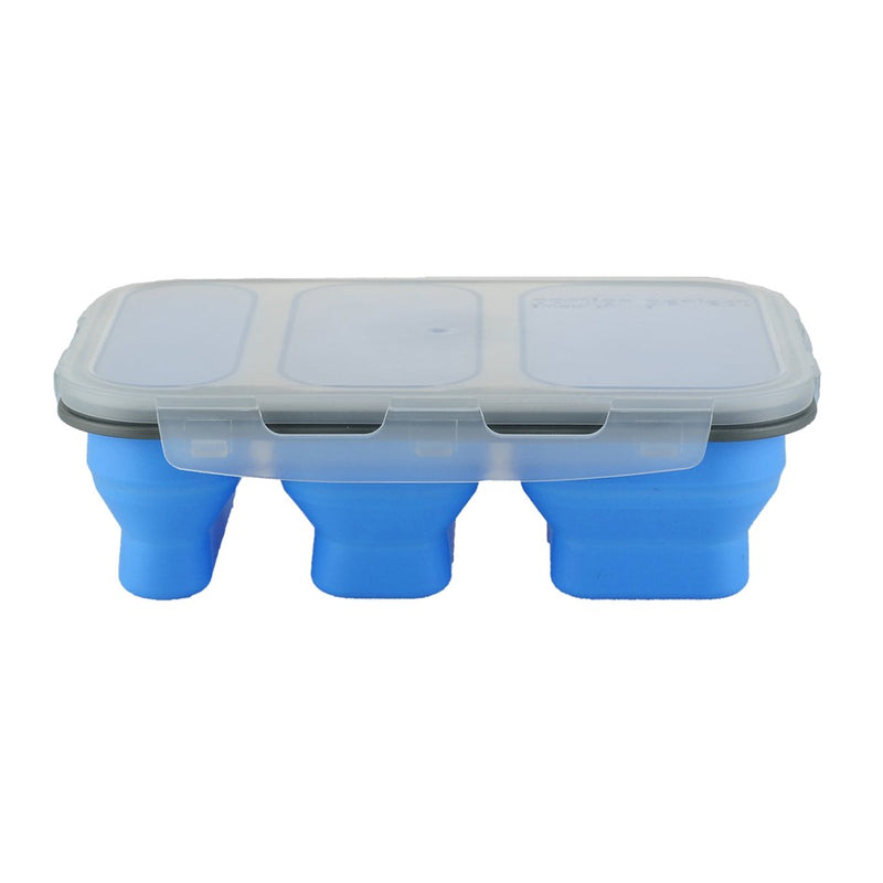 Load image into Gallery viewer, COLLAPSIBLE 3 COMPARTMENT STORAGE CONTAINER