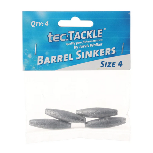 JARVIS WALKER TEC TACKLE BARREL SINKER [SZ: