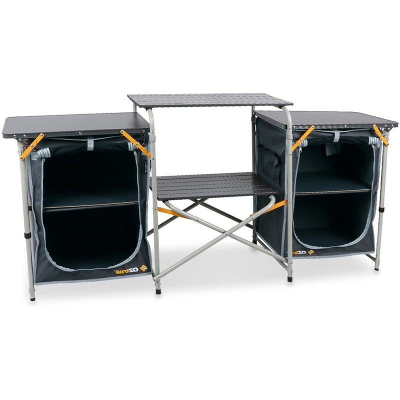 Load image into Gallery viewer, OZTRAIL CAMP KITCHEN WITH DOUBLE PANTRY