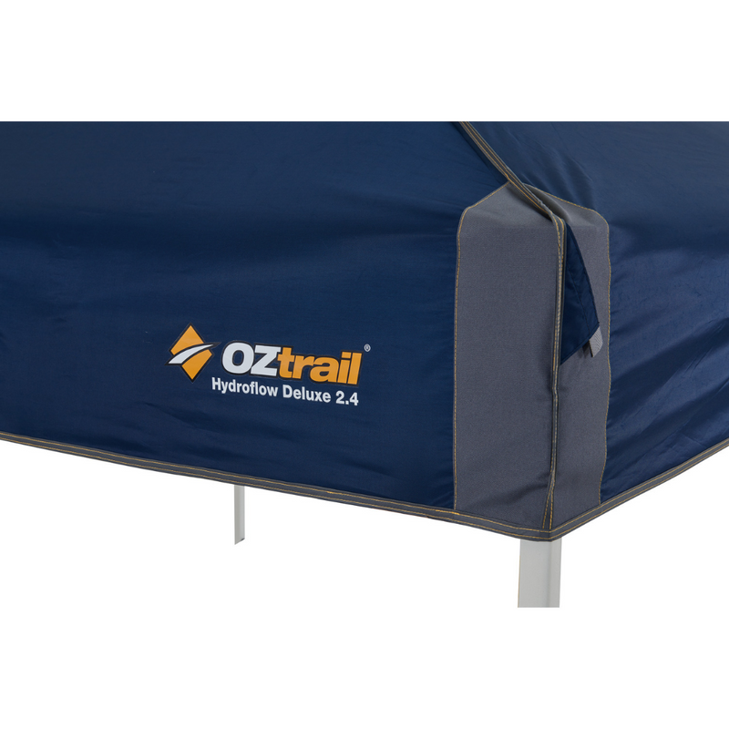 Load image into Gallery viewer, OZTRAIL HYDROFLOW DELUXE 2.4M GAZEBO BLUE