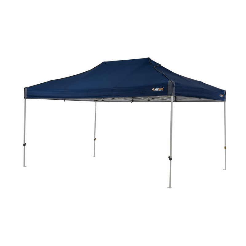 Load image into Gallery viewer, OZTRAIL HYDROFLOW DELUXE GAZEBO 4.5M BLUE