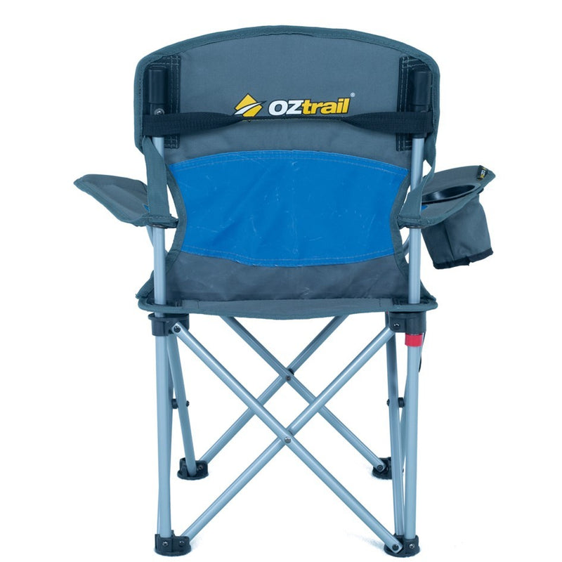 Load image into Gallery viewer, OZTRAIL DELUXE JUNIOR CHAIR BLUE