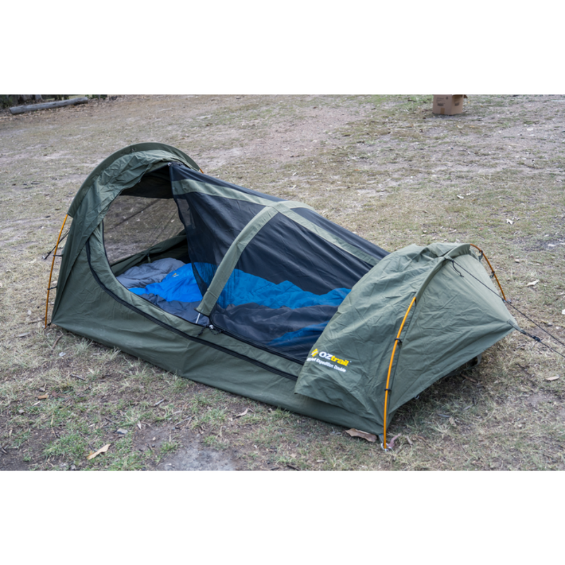 Load image into Gallery viewer, OZTRAIL MITCHELL EXPEDITION DOUBLE SWAG