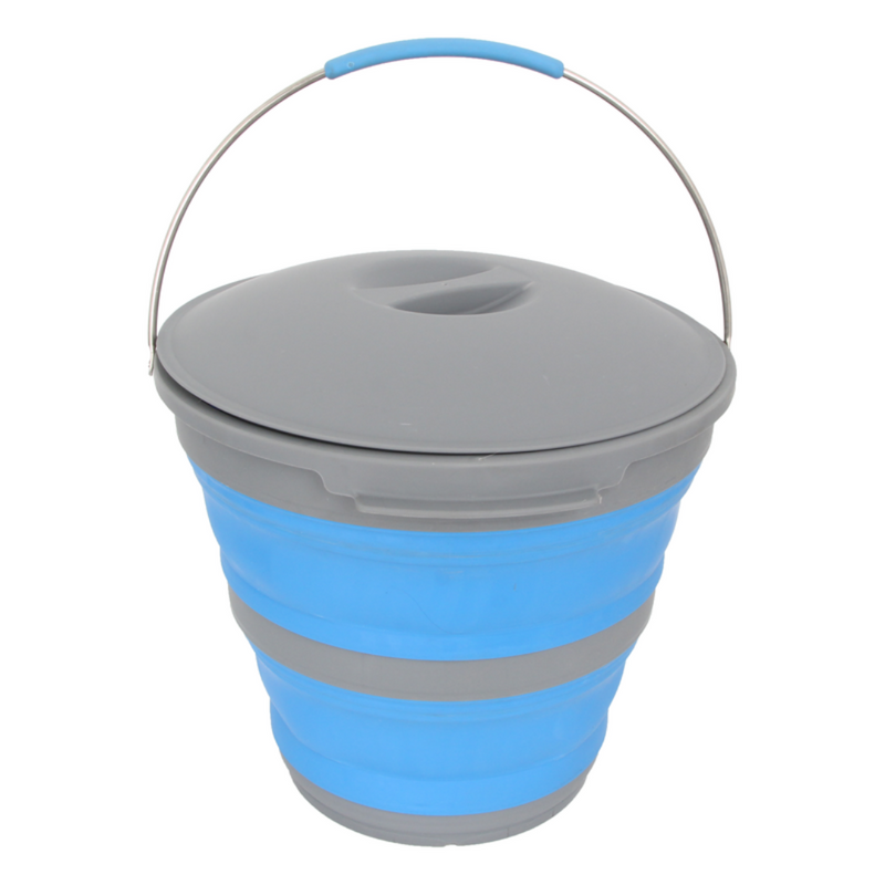 Load image into Gallery viewer, POPUP BUCKET WITH LID 10L
