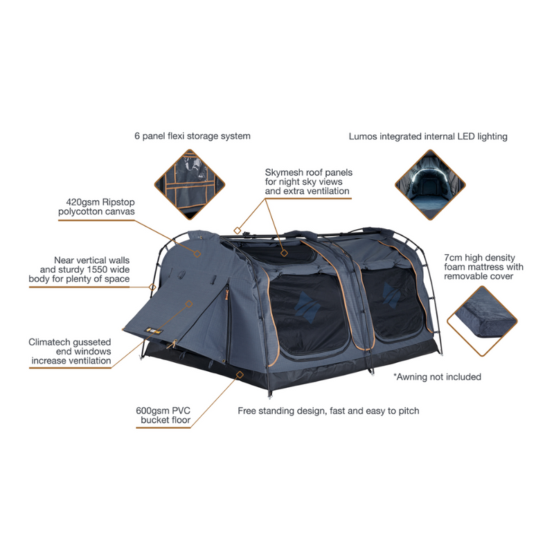 Load image into Gallery viewer, OZTRAIL SUNDOWNER 1550 SWAG