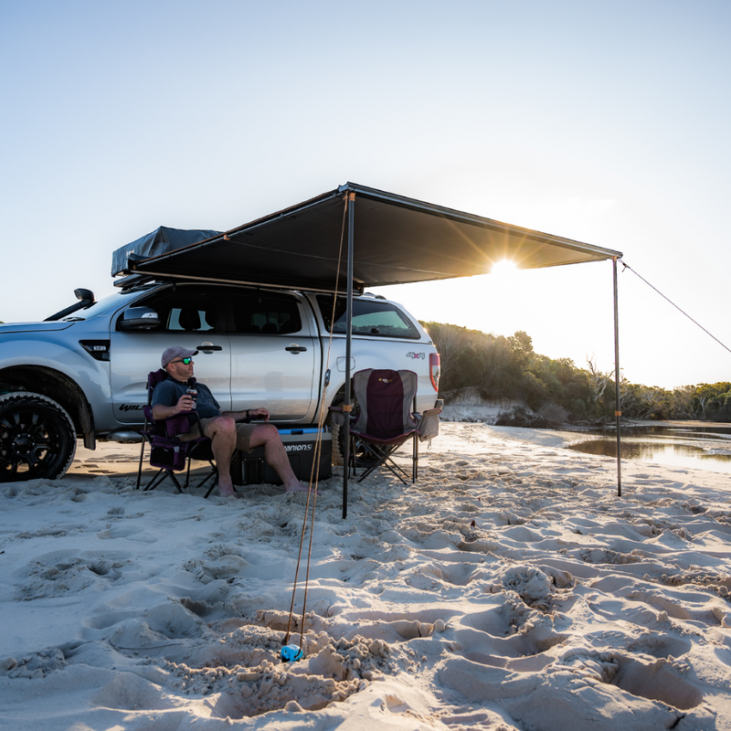 Load image into Gallery viewer, OZTRAIL BLOCKOUT AWNING 2.5M X 3M