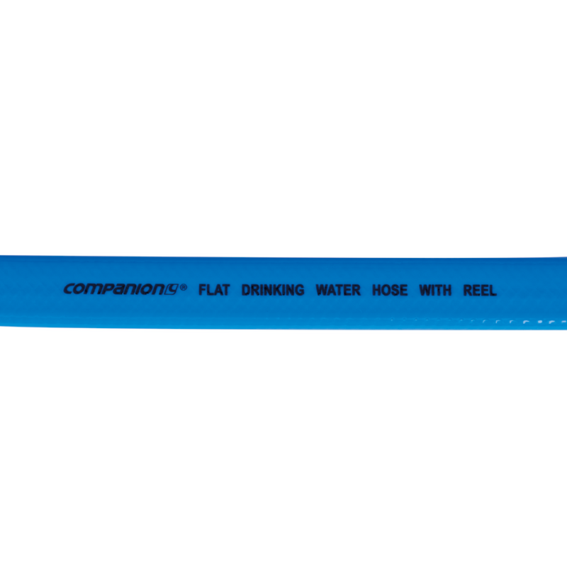 Load image into Gallery viewer, COMPANION FLAT DRINKING WATER HOSE WITH REEL