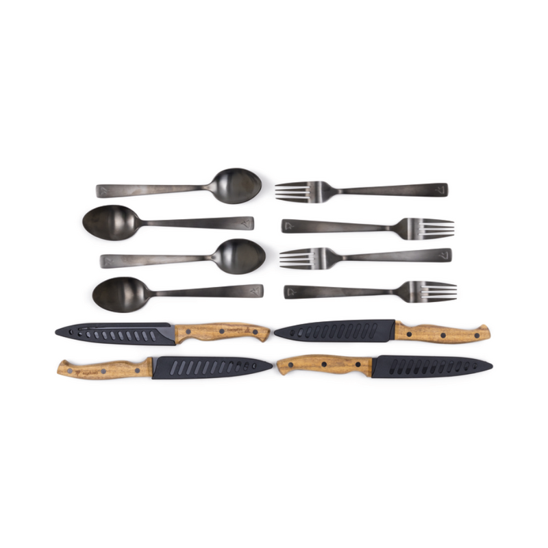 Load image into Gallery viewer, CAMPFIRE CUTLERY SET 12 PIECE