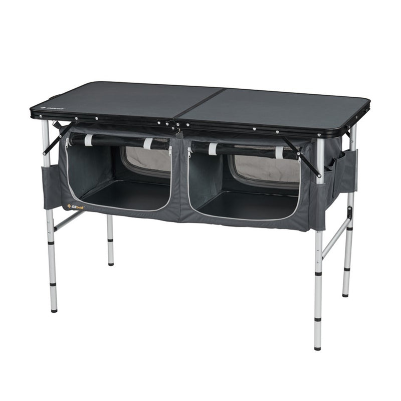 Load image into Gallery viewer, OZTRAIL FOLDING TABLE WITH STORAGE