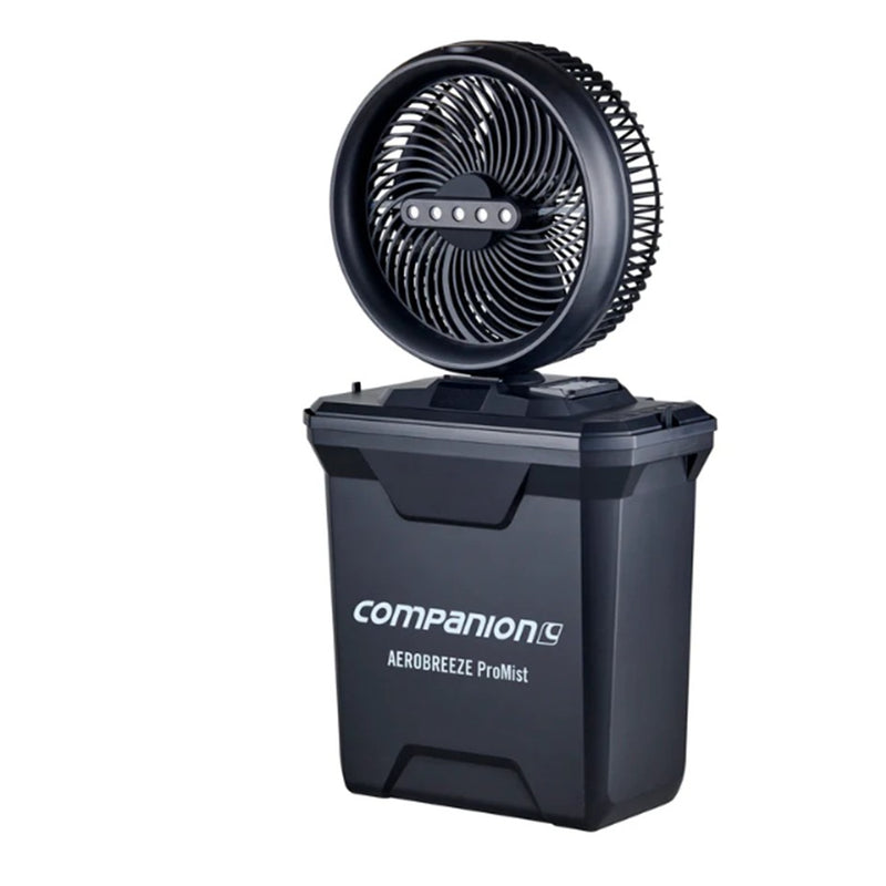 Load image into Gallery viewer, COMPANION AEROBREEZE PROMIST 25CM OSCILLATING MISTING FAN