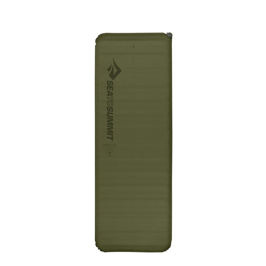 SEA TO SUMMIT CAMP MAT SELF INFLATING REGULAR RECTANGULAR WIDE GREEN
