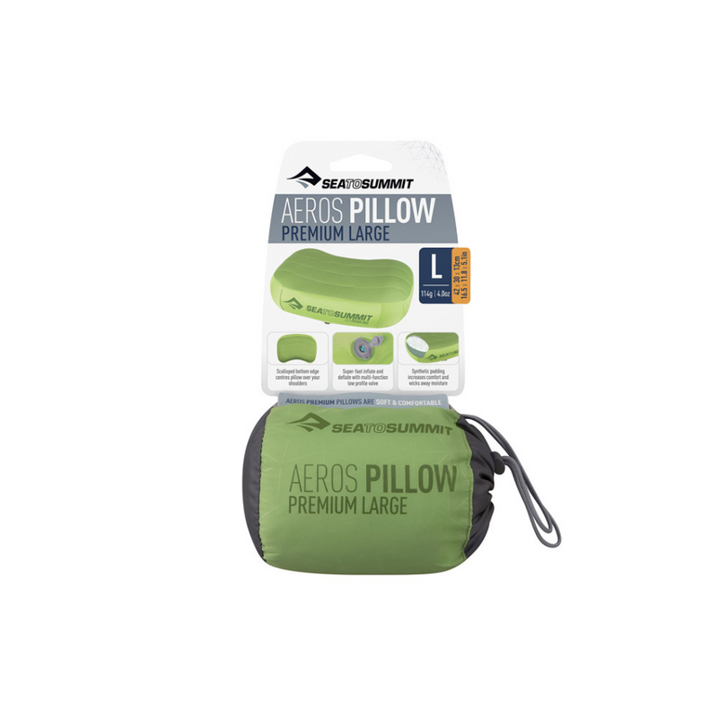 Load image into Gallery viewer, SEA TO SUMMIT AEROS PREMIUM PILLOW LARGE NAVY BLUE