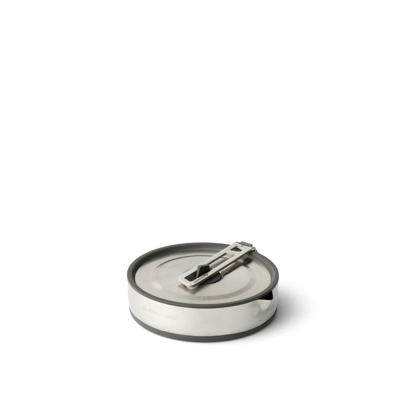 Load image into Gallery viewer, SEA TO SUMMIT DETOUR STAINLESS STEEL COLLAPSIBLE POURING POT 1.8L BLACK