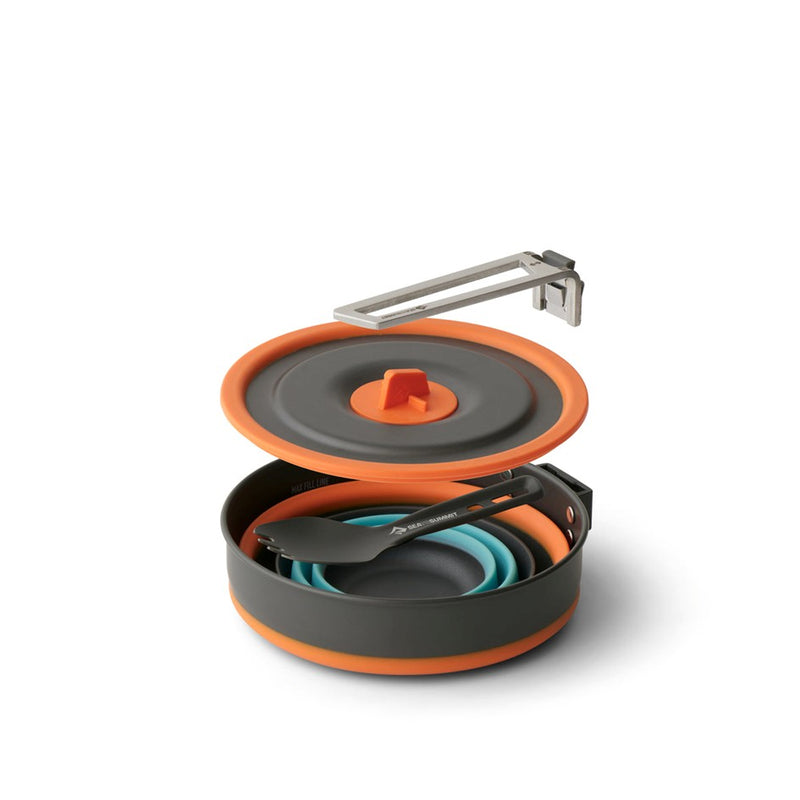 Load image into Gallery viewer, SEA TO SUMMIT FRONTIER ULTRALIGHT COLLAPSIBLE POT -1L ORANGE