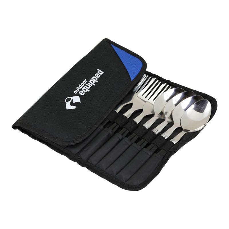 Load image into Gallery viewer, OUTDOOR EQUIPPED CAMP CUTLERY SET 12 PIECES