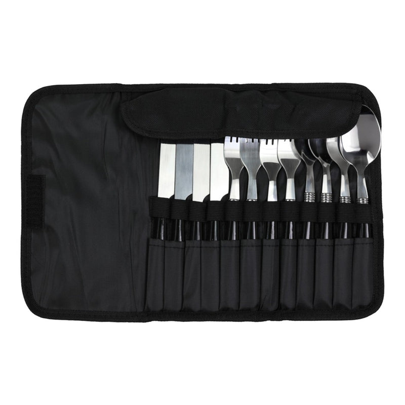 Load image into Gallery viewer, OUTDOOR EQUIPPED CAMP CUTLERY SET 12 PIECES