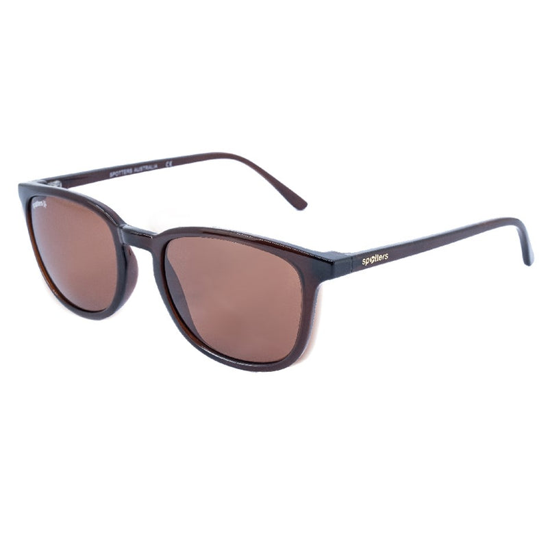 Load image into Gallery viewer, SPOTTERS SUNGLASSES SAGE GLOSS BROWN HALIDE
