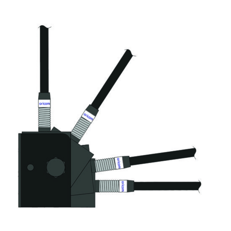 Load image into Gallery viewer, ORICOM BR600BK FOLDING BULLBAR ANTENNA BRACKET