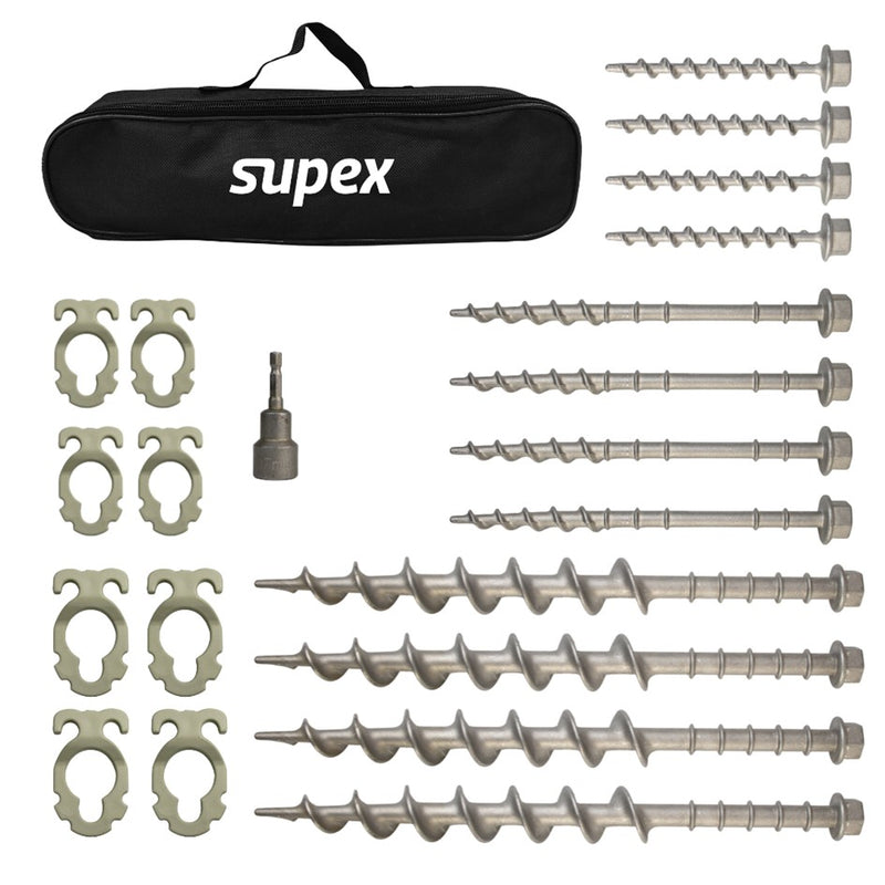 Load image into Gallery viewer, SUPEX ALLOY SCREW IN PEG KIT-DELUXE