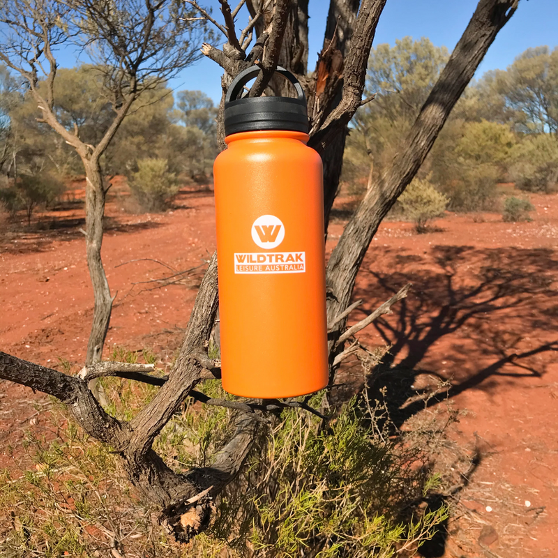 Load image into Gallery viewer, WILDTRAK TRAVEL FLASK VACUUM INSULATED 1.0L