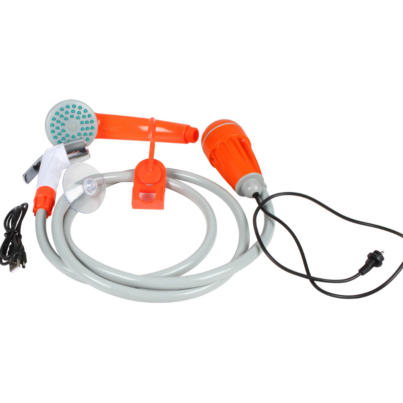 Load image into Gallery viewer, WILDTRAK 12V CAMP SHOWER RECHARGEABLE