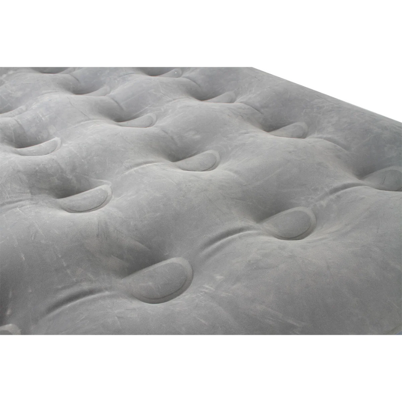 Load image into Gallery viewer, WILDTRAK DOUBLE COIL BEAM FLOCKED AIRBED