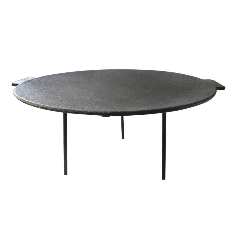 Load image into Gallery viewer, WILDTRAK CAST IRON CAMP FIRE GRILL PAN 45CM