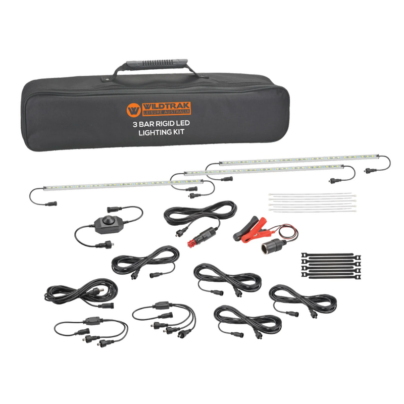 Load image into Gallery viewer, WILDTRAK LUMINITE 300 3 X RIGID BAR LED WATERPROOF LIGHTING KIT