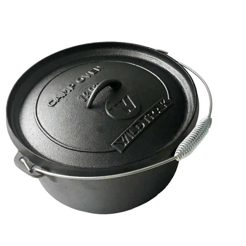 Load image into Gallery viewer, WILDTRAK CAMP OVEN CAST IRON 12 QUART